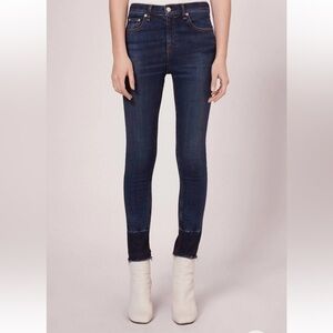 Rag and Bone “10 inch capri” skinny jean